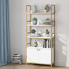 Tribesigns gold bookcase for sale  Delivered anywhere in USA 