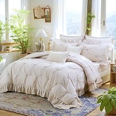 Bedbay beige ruffle for sale  Delivered anywhere in USA 