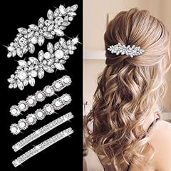 Rhinestone hair clips for sale  Delivered anywhere in USA 