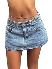 Emmiol jean skirts for sale  Delivered anywhere in USA 