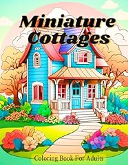 Miniature cottages coloring for sale  Delivered anywhere in UK