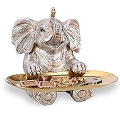 Silver elephant statue for sale  Delivered anywhere in USA 