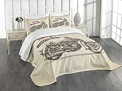 Ambesonne motorcycle bedspread for sale  Delivered anywhere in USA 