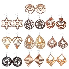 Pairs geometric wooden for sale  Delivered anywhere in UK