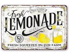 Metal sign lemonade for sale  Delivered anywhere in USA 