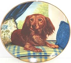 Danbury Mint Dachshunds Collector Plate Wiener Dog for sale  Delivered anywhere in USA 