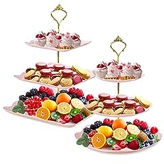 Cupcake stand set for sale  Delivered anywhere in USA 