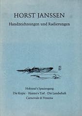 Horst janssen handzeichnungen gebraucht kaufen  Wird an jeden Ort in Deutschland