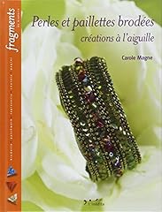 Perles paillettes brodées d'occasion  Livré partout en France