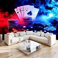 Blue mural poker for sale  Delivered anywhere in UK