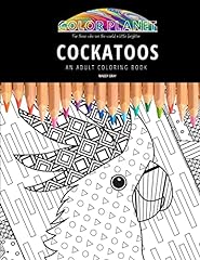 Cockatoos adult coloring for sale  Delivered anywhere in UK