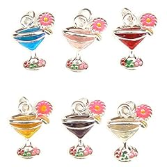Cocktail glass charms for sale  Delivered anywhere in UK