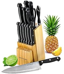 Knife set wooden for sale  Delivered anywhere in USA 