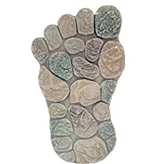 2 x Concrete Decorative Foot Stepping Stone Left & for sale  Delivered anywhere in UK