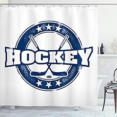 Ambesonne hockey shower for sale  Delivered anywhere in USA 