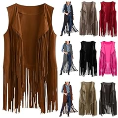 Fringe vest women for sale  Delivered anywhere in UK