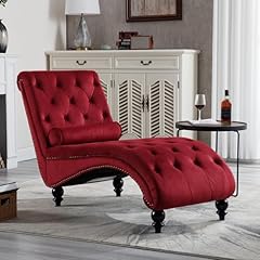 Decoraflex tufted chaise for sale  Delivered anywhere in USA 