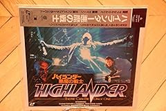 Highlander 1986 laserdisc for sale  Delivered anywhere in UK