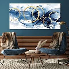Hkdgoka blue abstract for sale  Delivered anywhere in USA 