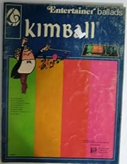 Kimball entertainer ballads for sale  Delivered anywhere in USA 