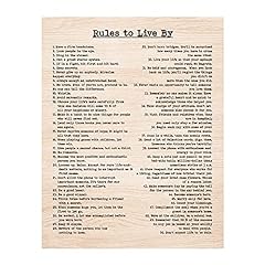 Rules live wall for sale  Delivered anywhere in USA 