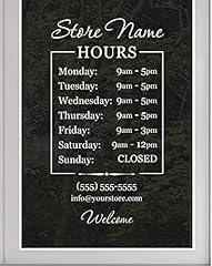Company business hours for sale  Delivered anywhere in USA 