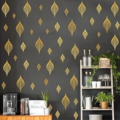 Gold leaves wall for sale  Delivered anywhere in USA 
