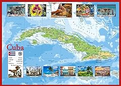Pictorial map cuba for sale  Delivered anywhere in USA 