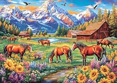 Horse ranch jigsaw for sale  Delivered anywhere in USA 