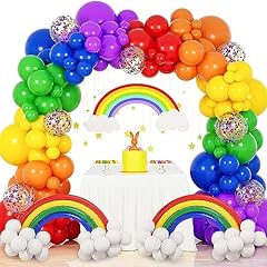 Keyido rainbow balloons for sale  Delivered anywhere in UK