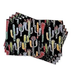 Watercolor cactus placemats for sale  Delivered anywhere in USA 