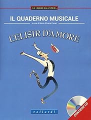 Quaderno musicale. elisir usato  Spedito ovunque in Italia 