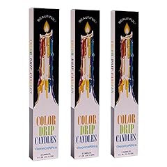 Color drip candles for sale  Delivered anywhere in USA 