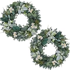 Green eucalyptus wreath for sale  Delivered anywhere in USA 