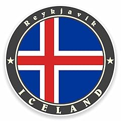 Reykjavik islanda bandiera usato  Spedito ovunque in Italia 