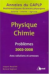 Annales physique chimie d'occasion  Livré partout en France