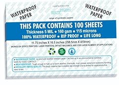 Waterproof papers synthetic for sale  Delivered anywhere in USA 