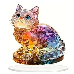 Cat ornaments crystal for sale  Delivered anywhere in UK