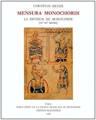 Mensura monochordi division d'occasion  Livré partout en France