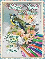 Vintage birds flowers for sale  Delivered anywhere in UK