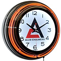 Allis-Chalmers Logo Orange Double Neon Advertising for sale  Delivered anywhere in USA 