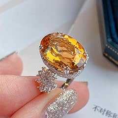 Citrine ring november for sale  Delivered anywhere in UK