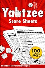 Yatzee score pads for sale  Delivered anywhere in USA 