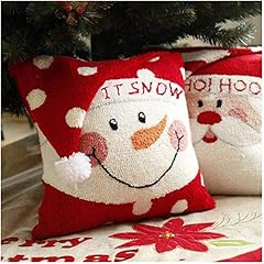 Glitzhome hooked snowman for sale  Delivered anywhere in USA 