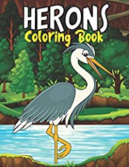 Herons coloring book for sale  Delivered anywhere in UK