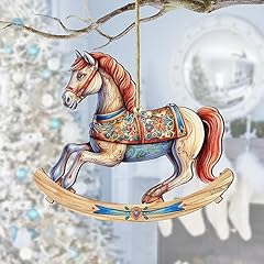 Rocking horse wooden for sale  Delivered anywhere in USA 