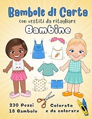 Bambole carta con usato  Spedito ovunque in Italia 