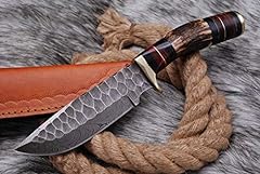 Damascus stag knives for sale  Delivered anywhere in USA 