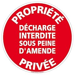 Panneau propriété privée d'occasion  Livré partout en France