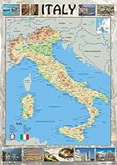 Carte italie papier d'occasion  Livré partout en France